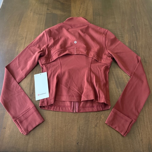 LULULEMON DEFINE JACKET CROPPED NULU ROCKWOOD WOMEN'S SZ 6 NEW - Picture 6 of 6